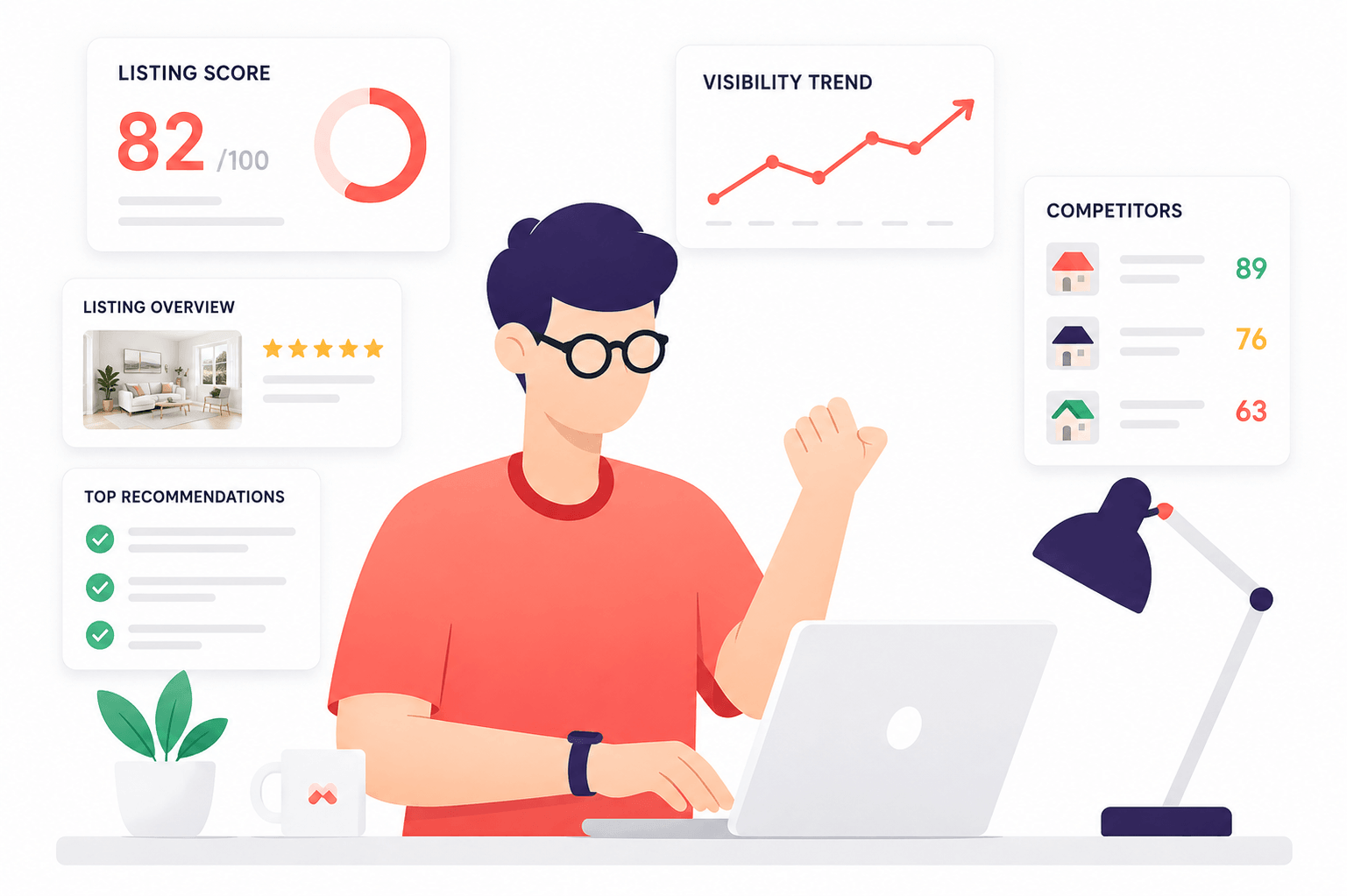 Airbnb listing optimisation illustration